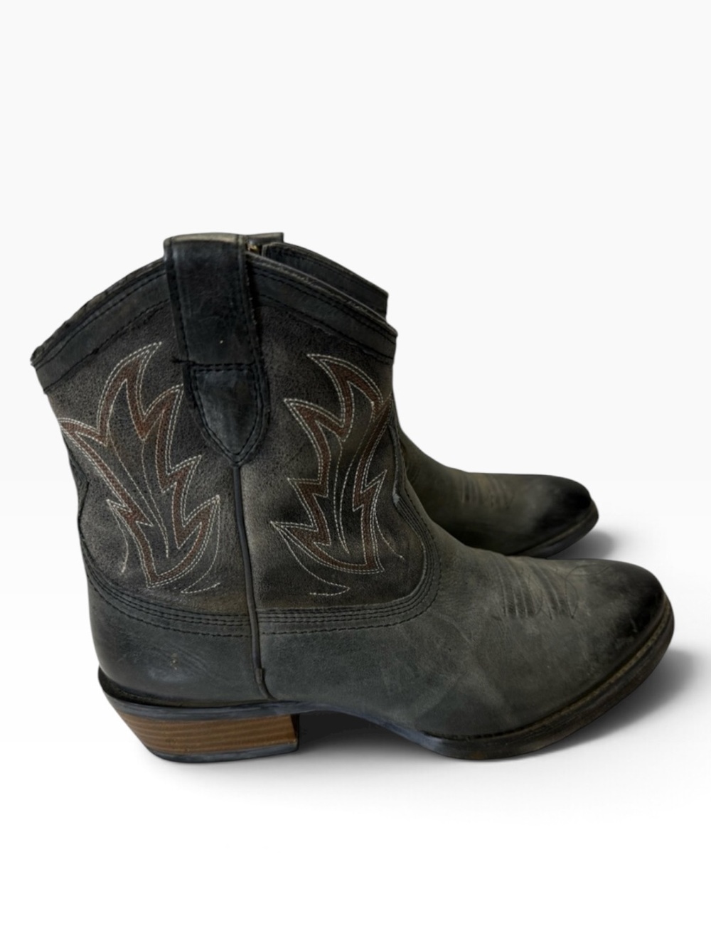 Ariat Billie Gray Unbridled Leather Short
Ankle Western Womens Boots 7.5